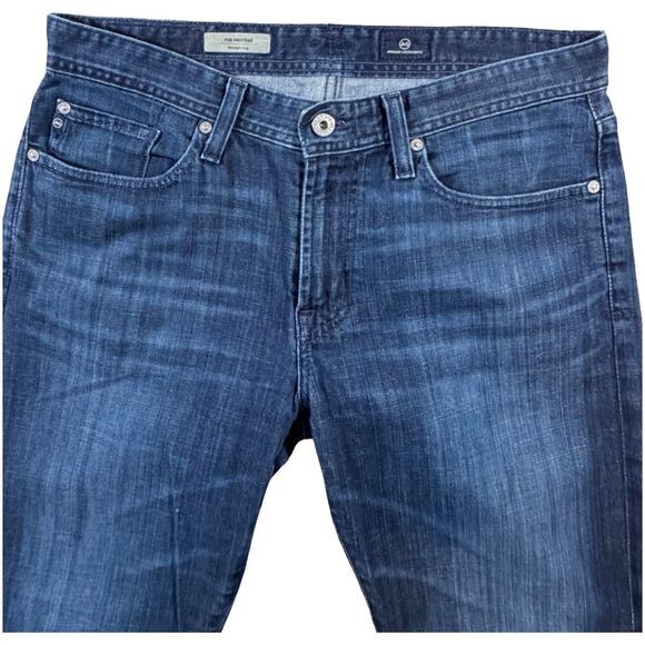 AG Adriano Goldschmied The Protege Straight Leg Jeans Men's 32x32 Stretch Dark B - Picture 2 of 8